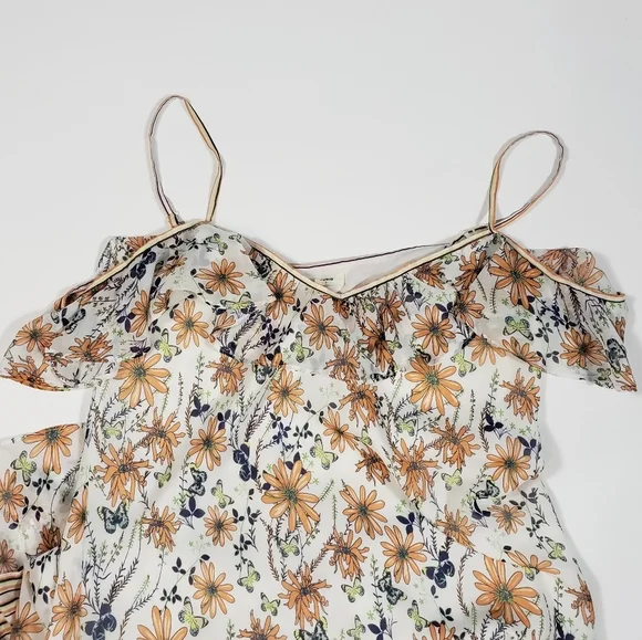 Max Studio Floral Ruffled Dress Size XS Maxi - Picture 8 of 12